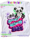 Panda T-Shirt Schulkind zur Einschulung