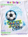 Endlich Schulkind Fußball Star T-Shirt zur Einschulung