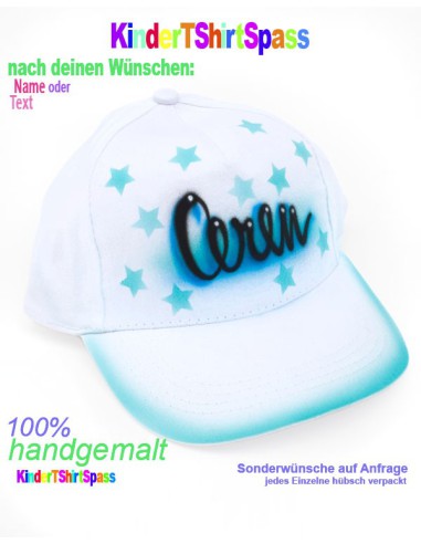 Basecap Kinder Mädchen mit Glitzer